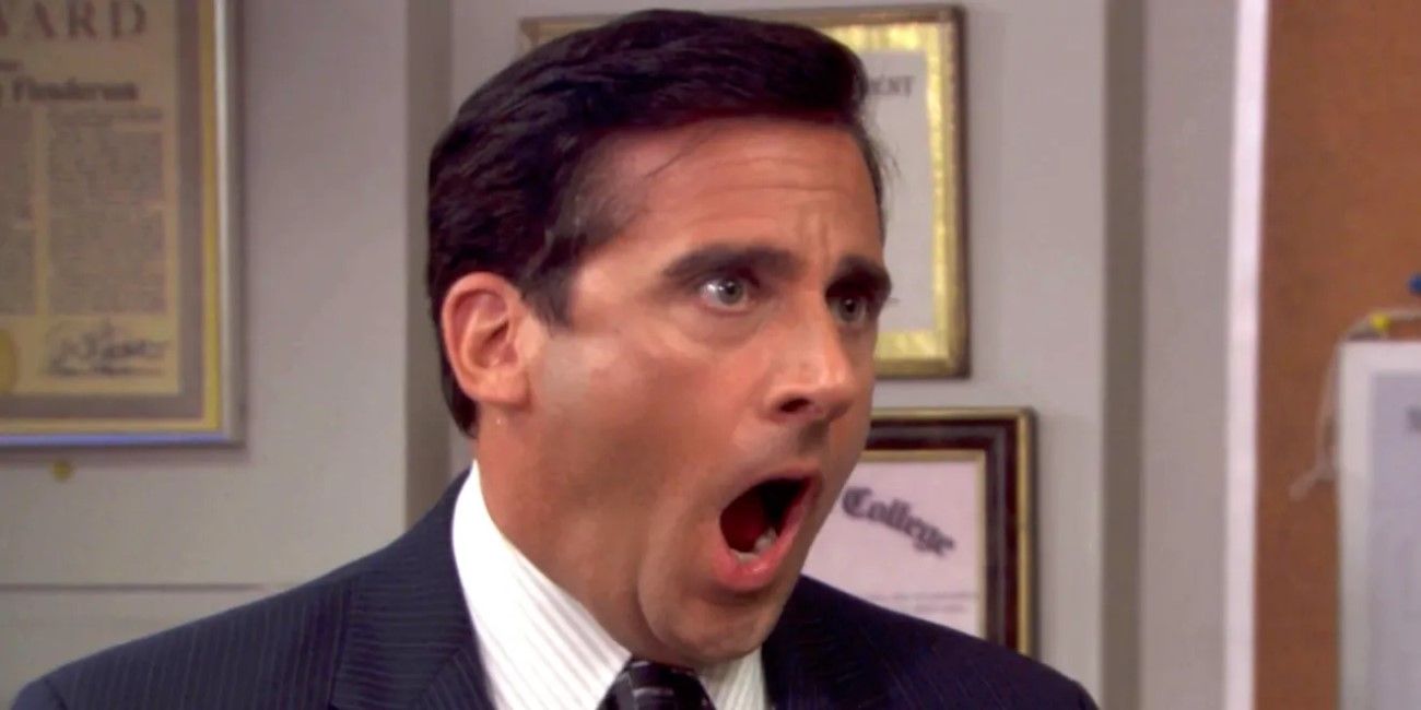 Michael Scott screaming in 'The Office'