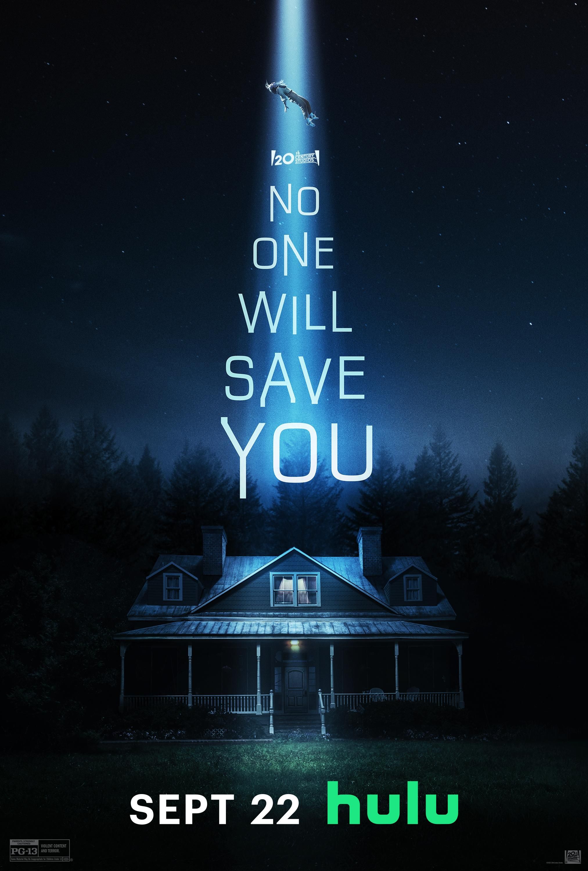 No One Will Save You Hulu Poster