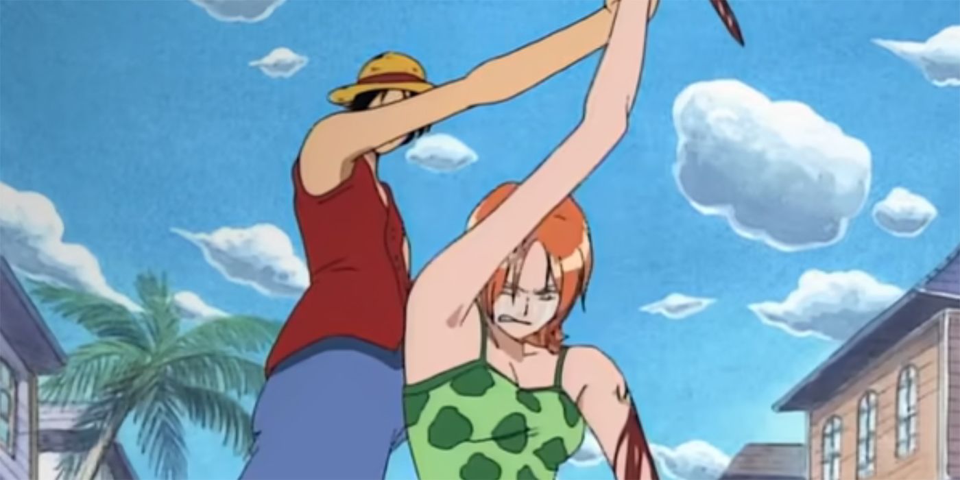 Nami and Luffy in Episode 37 of One Piece