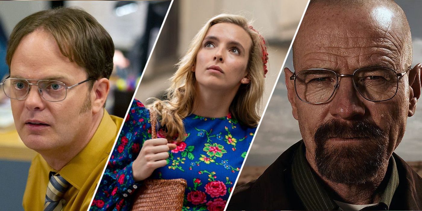 Split image Bryan Cranston, Raine Wilson, Jodie Comer