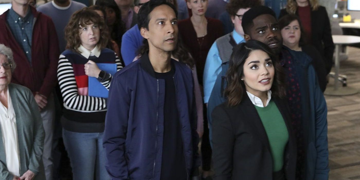 The main cast of Powerless