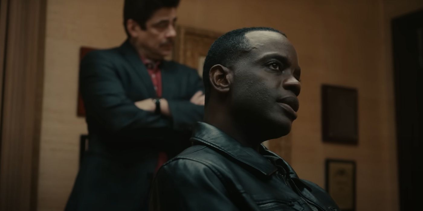 Ato Essandoh dans le rôle du détective Dan dans Reptile 