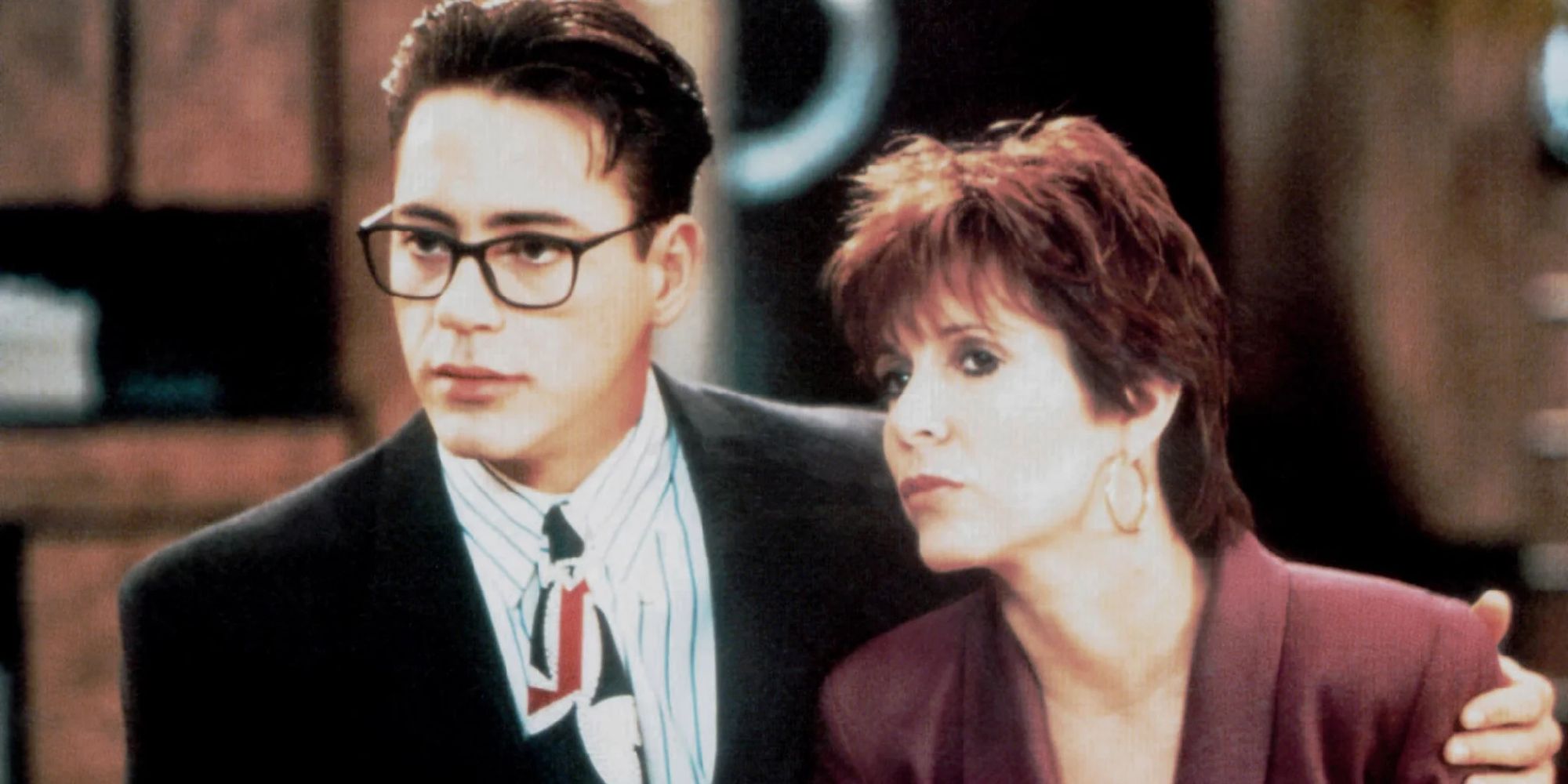 Robert Downey Jr. and Carrie Fisher in Soapdish