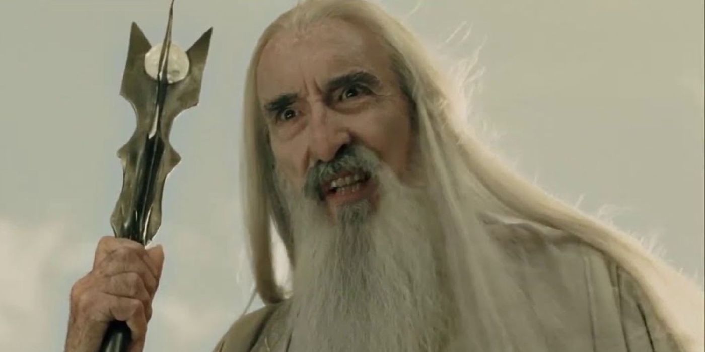 Christopher Lee in a deleted Saruman scene from The Return of the King - 2003