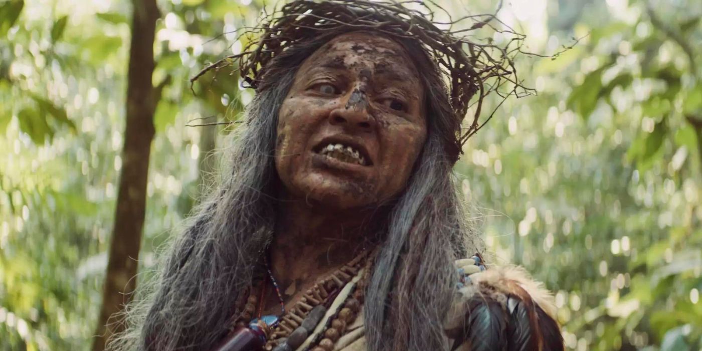A demonic woman in Satanic Hispanics