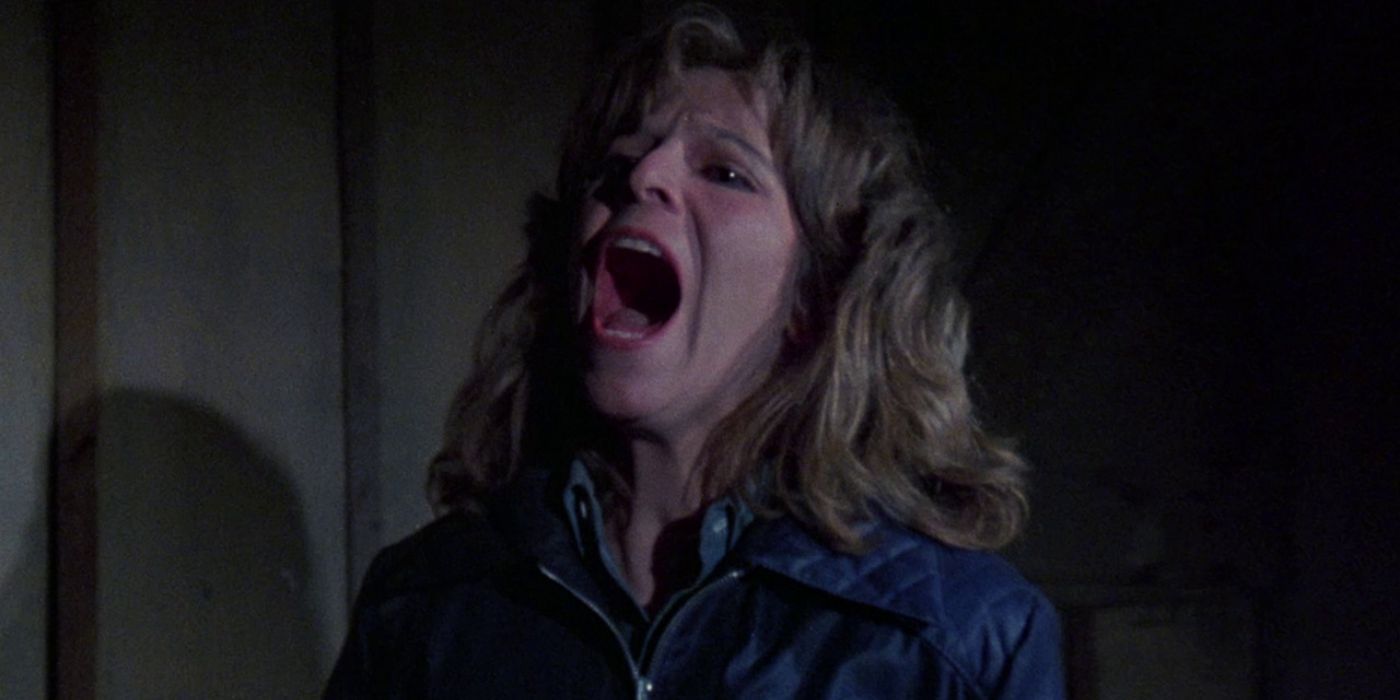 A woman screaming in the film Scream 1981