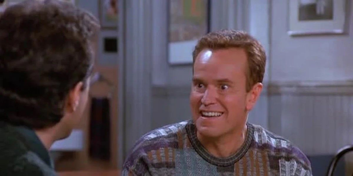 Kenny Bania in Jerry's apartment on 'Seinfeld'