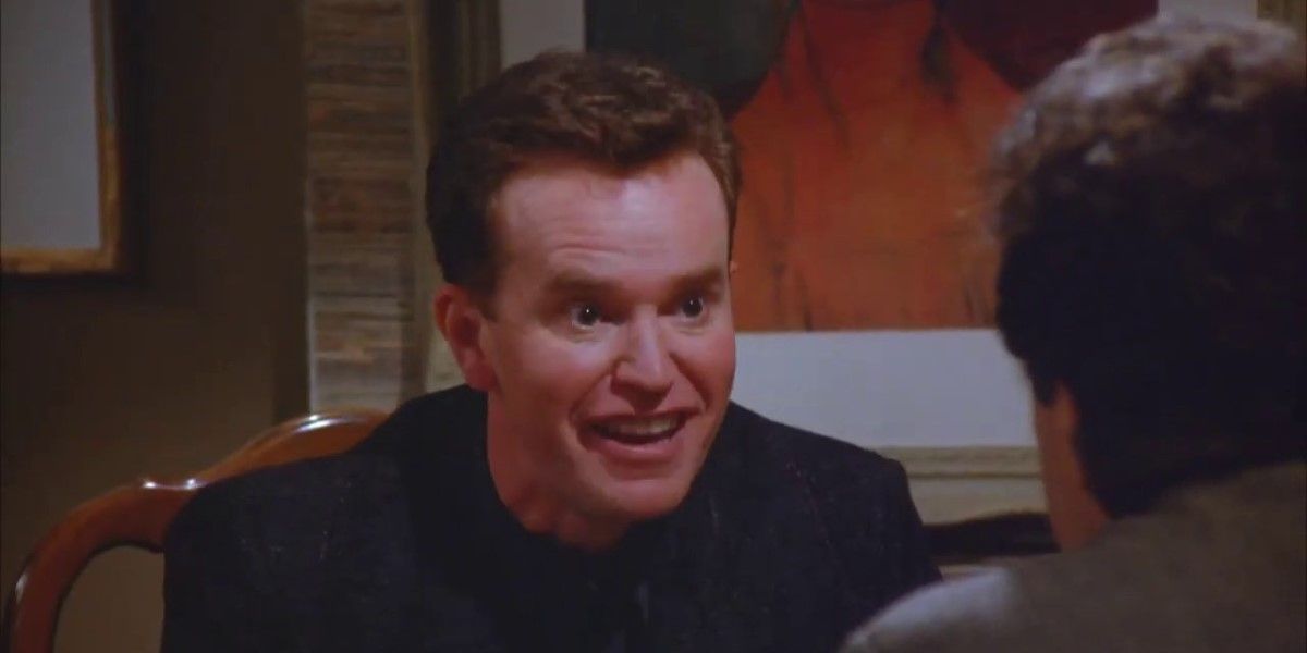 Kenny Bania at dinner with Jerry on 'Seinfeld'