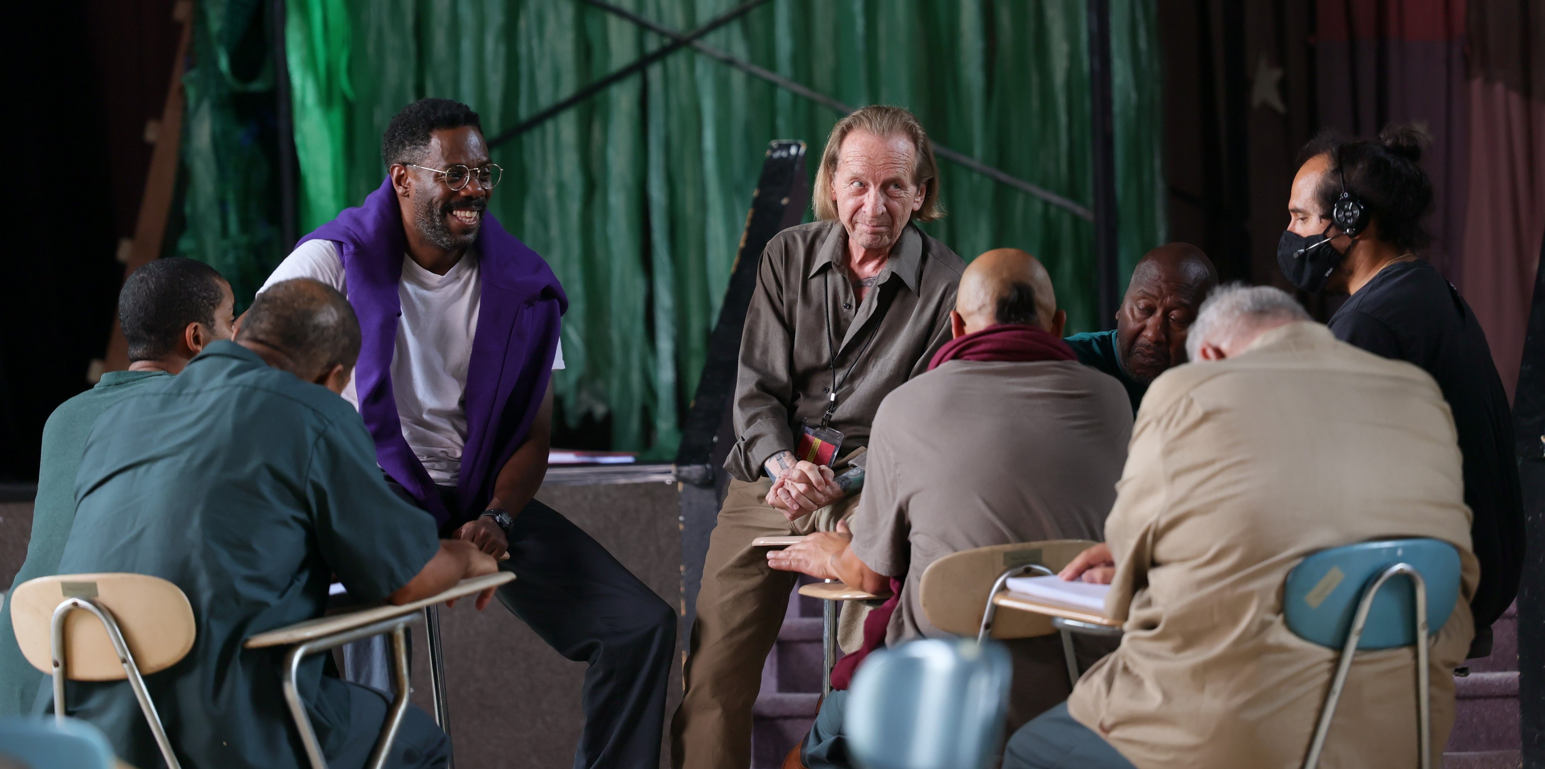 Sing Sing S Colman Domingo Talks Working With Former Prisoners In A Prison   Sing Sing Colman Doming Paul Raci 