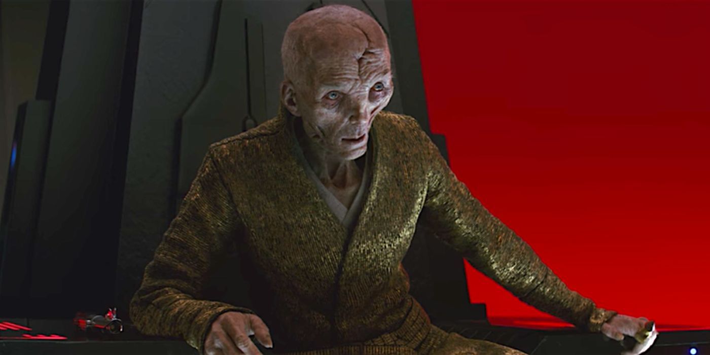 Snoke in 'Star Wars: The Last Jedi'