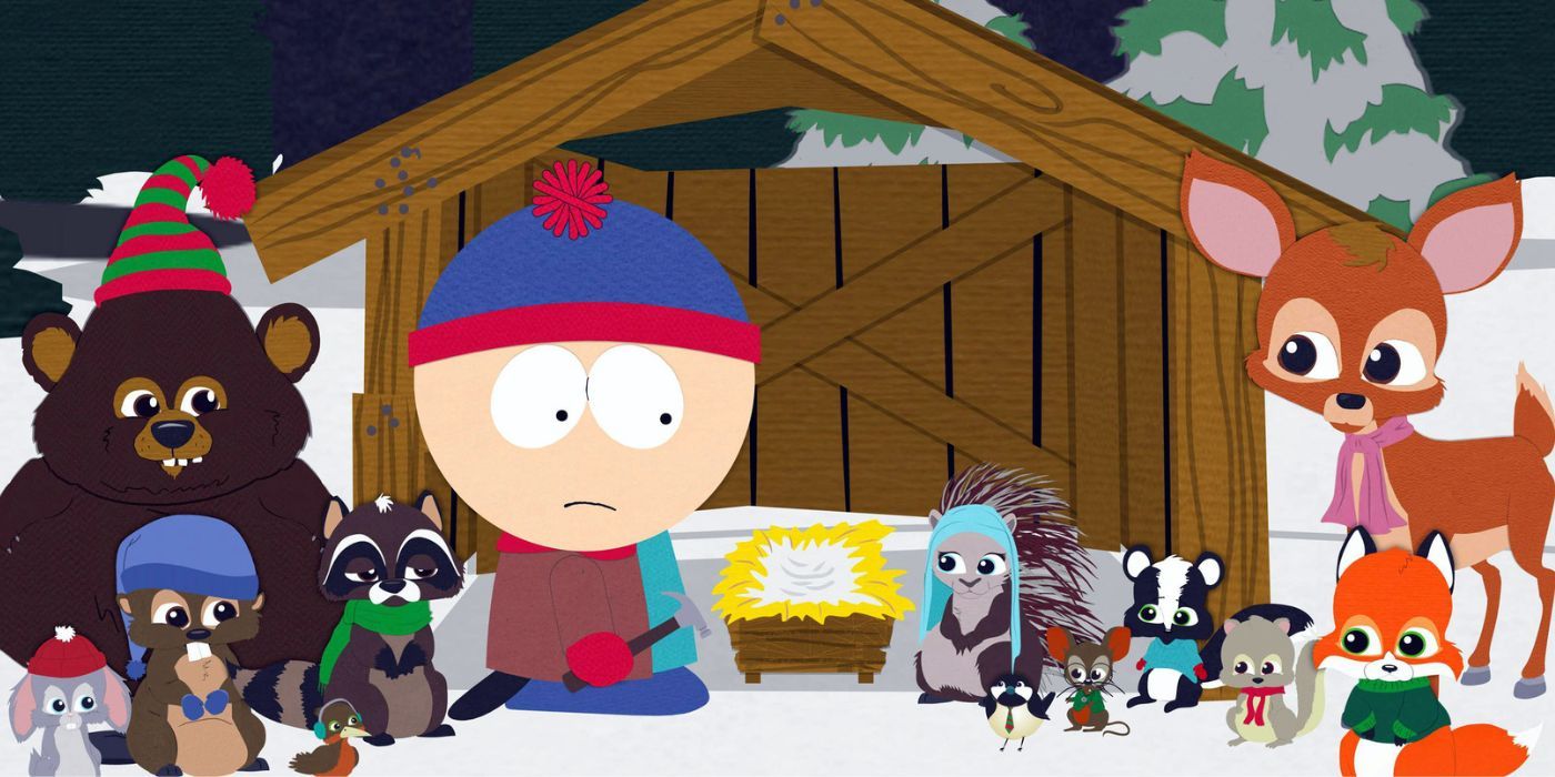 Stan with the Woodland Critters in South Park