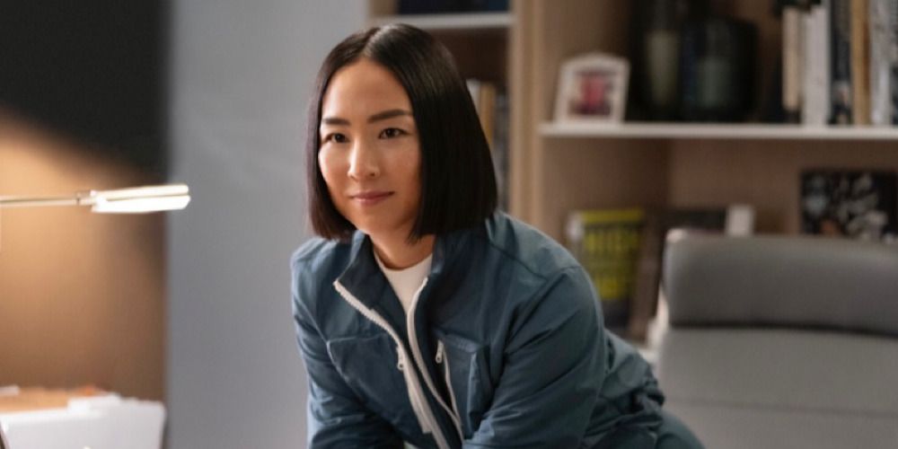 Greta Lee as Stella Bak on The Morning Show.