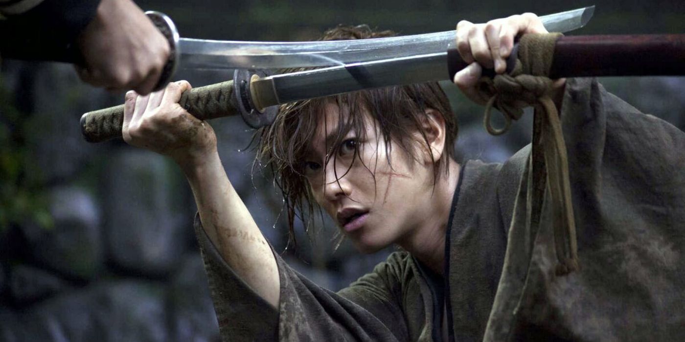Still from the movie Rurouni Kenshin Part I- Origins