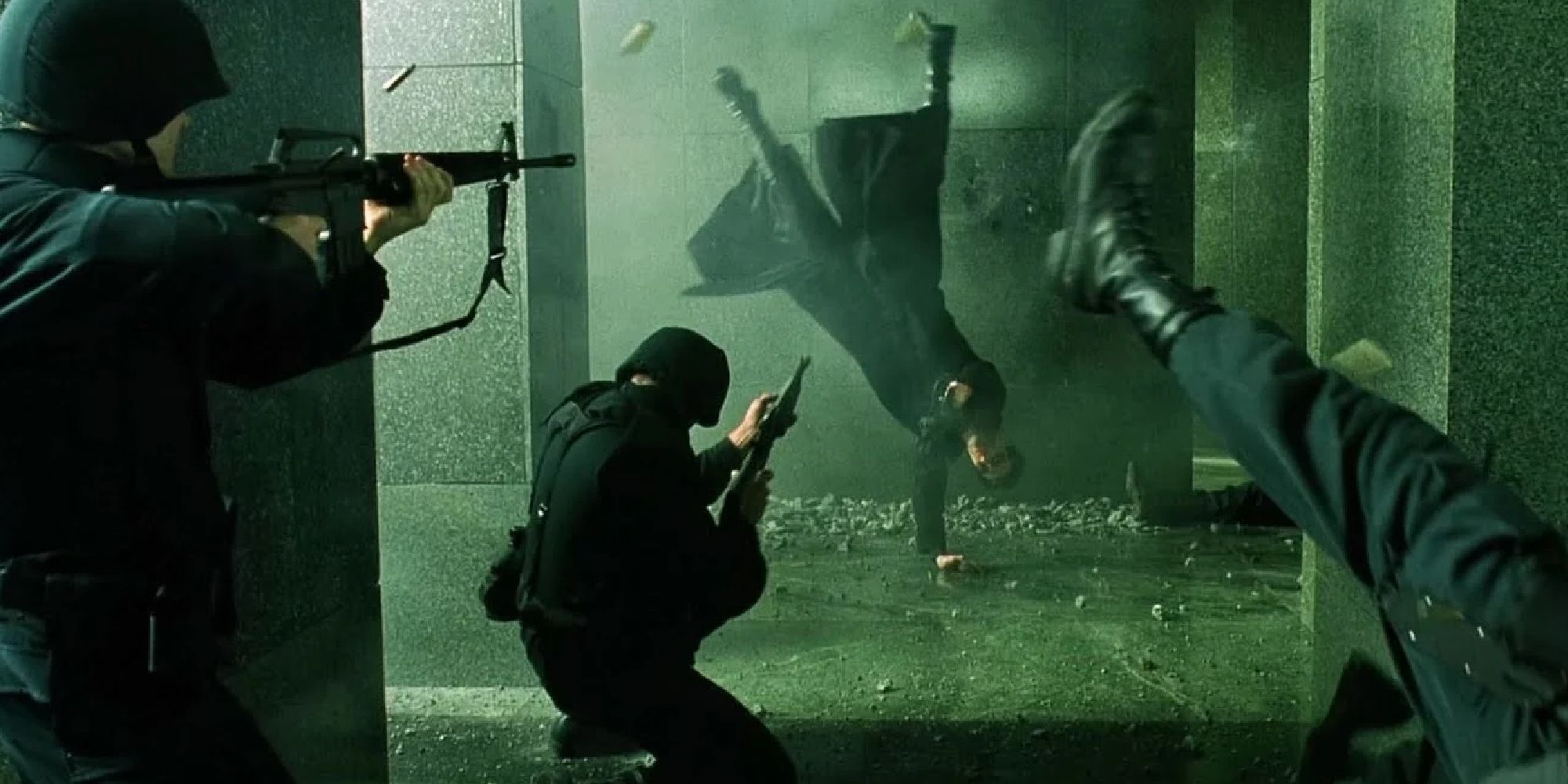 The cinematography of The Matrix