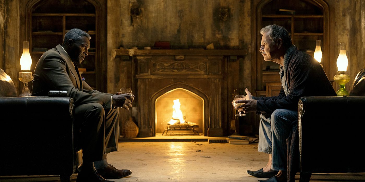 Carl Lumbly and Bruce Greenwood in The Fall of the House of Usher