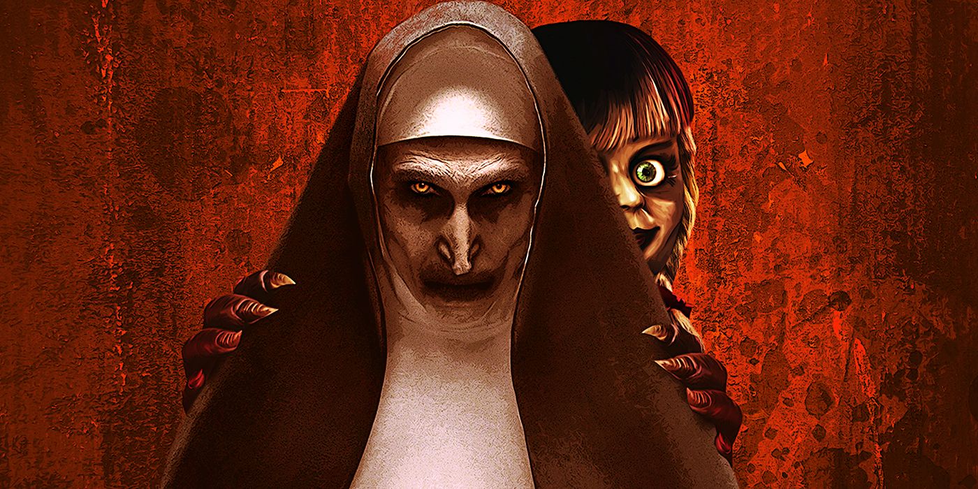 Custom image of the The Nun and Annabelle from The Conjurung franchise