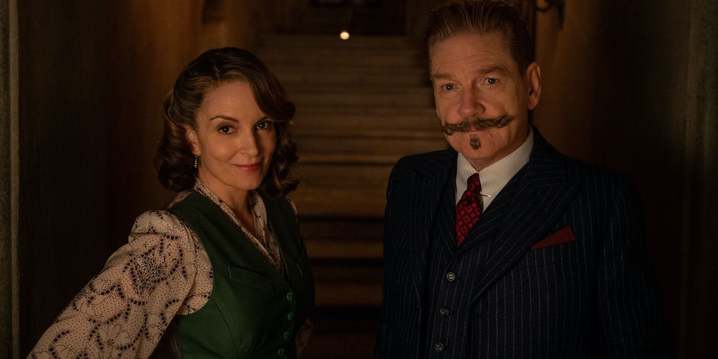Tina Fey and Kenneth Branagh in A Haunting in Venice-1
