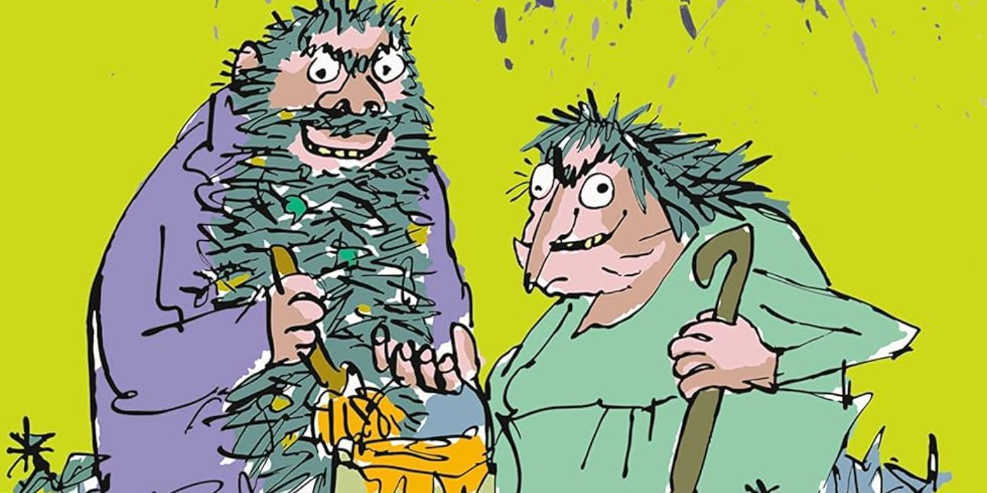 The reprint cover of The Twits by Roald Dahl