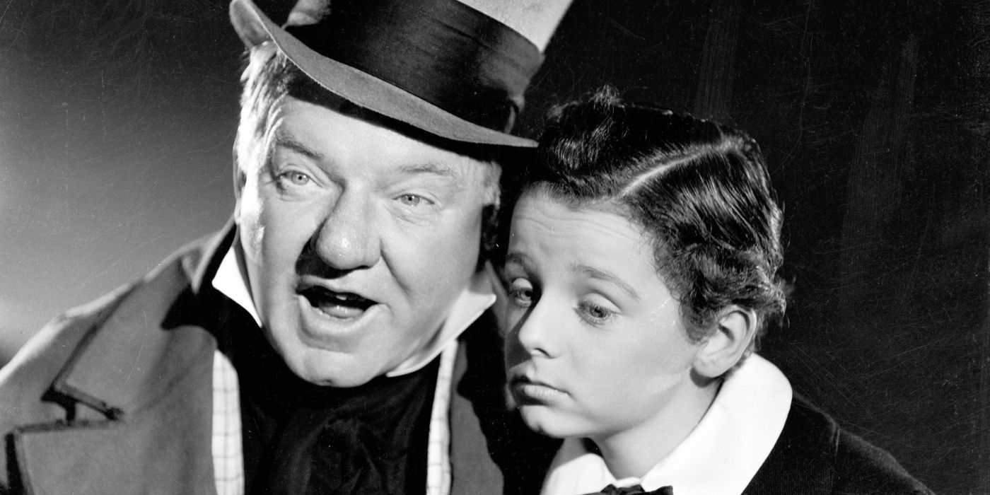 W. C. Fields and Freddie Bartholomew as Wilkins Micawber and young David Copperfield in David Copperfield