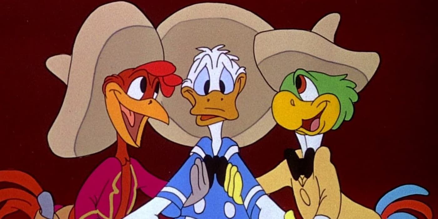 Three Caballeros Panchito Donald Duck Jose Carioca
