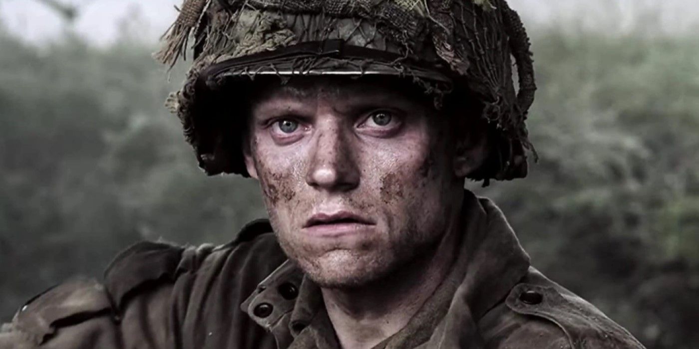 Marc Warren as Private Albert Blithe in 'Band of Brothers'