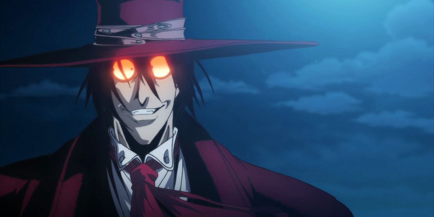 Alucard from Hellsing Ultimate smiling