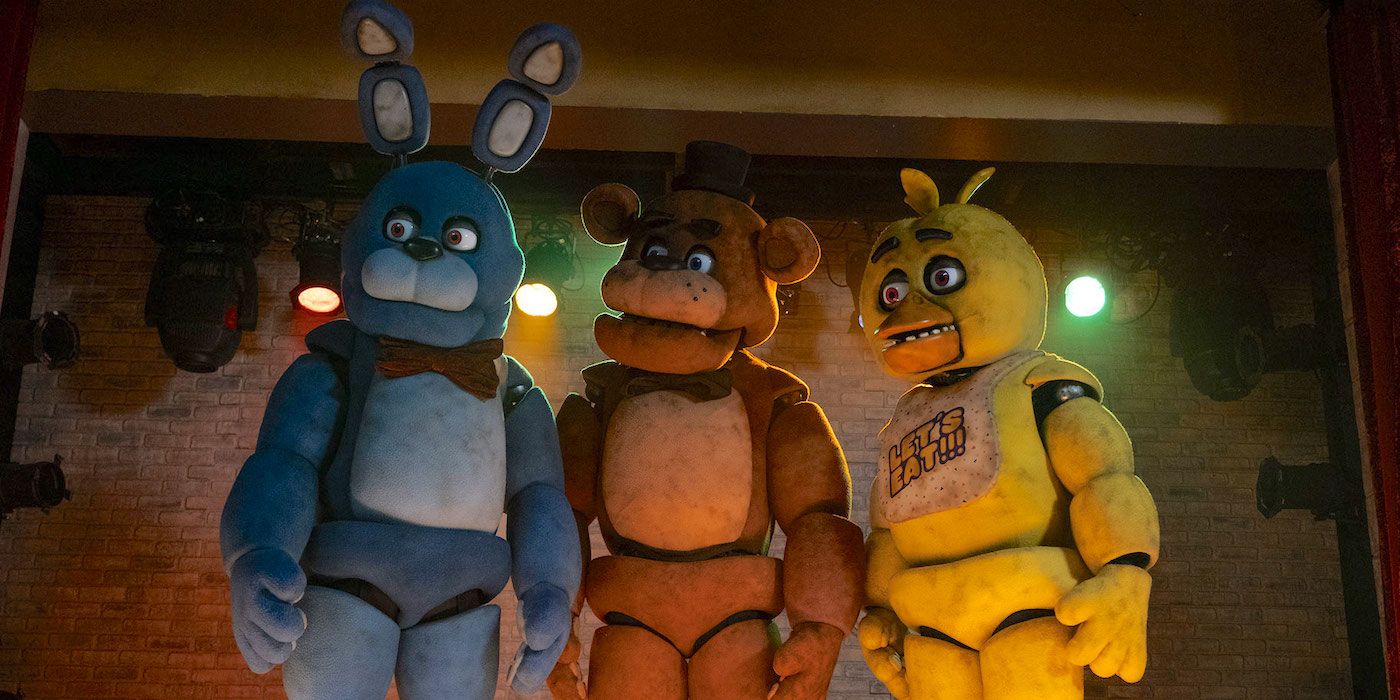 Animatronics in Five Nights at Freddy's Movie