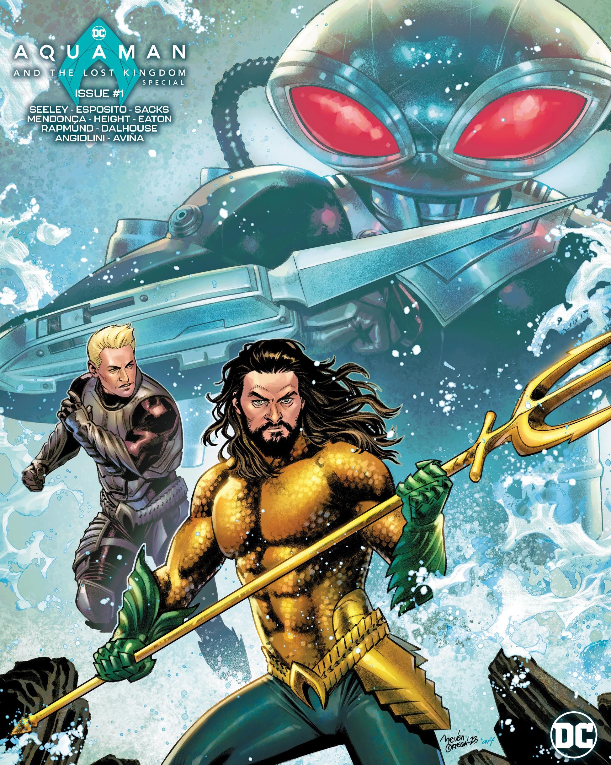 Aquaman 2 comic book prequel variant cover