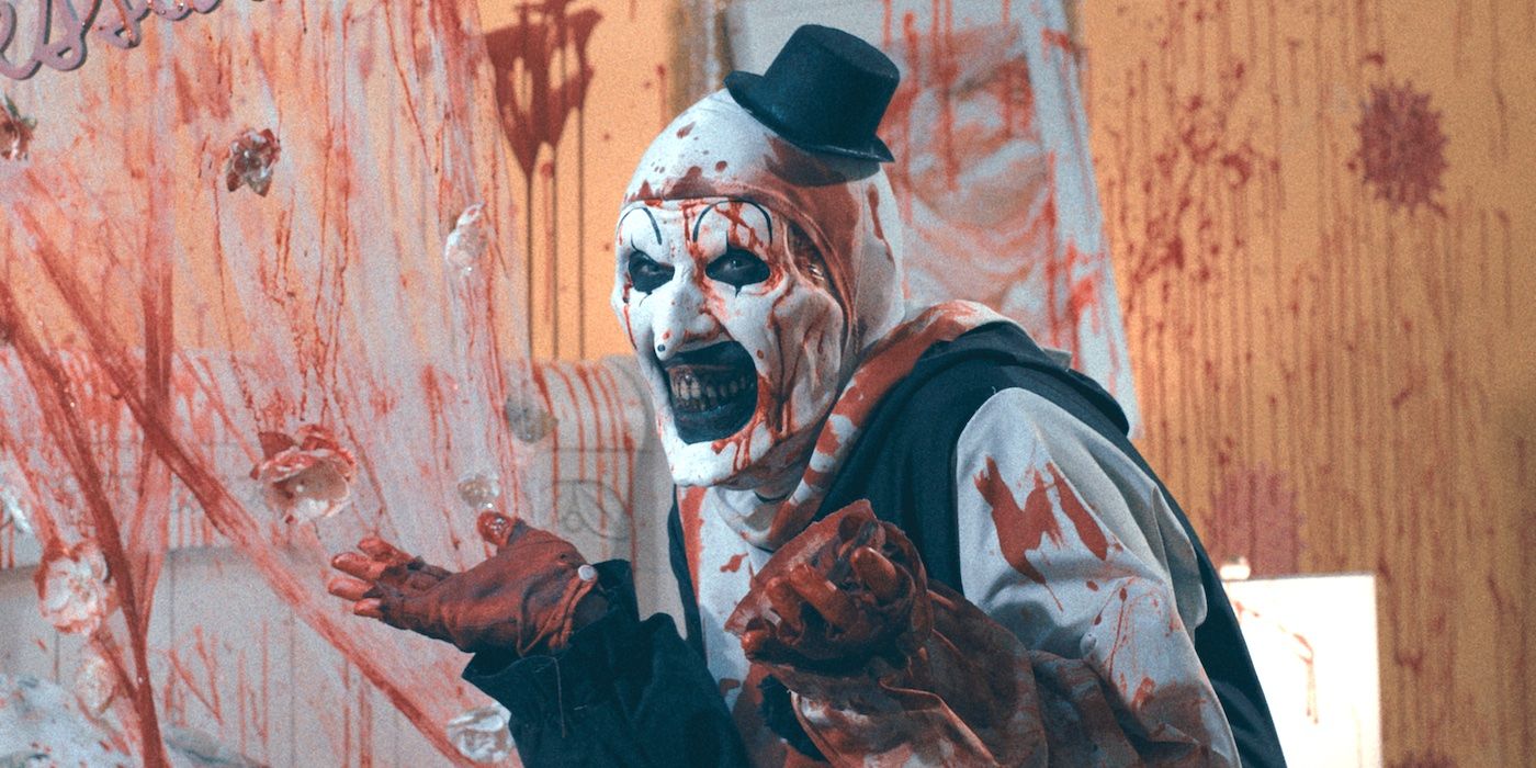 David Howard Thornton as Art the Clown in Terrifier 2 (2022)