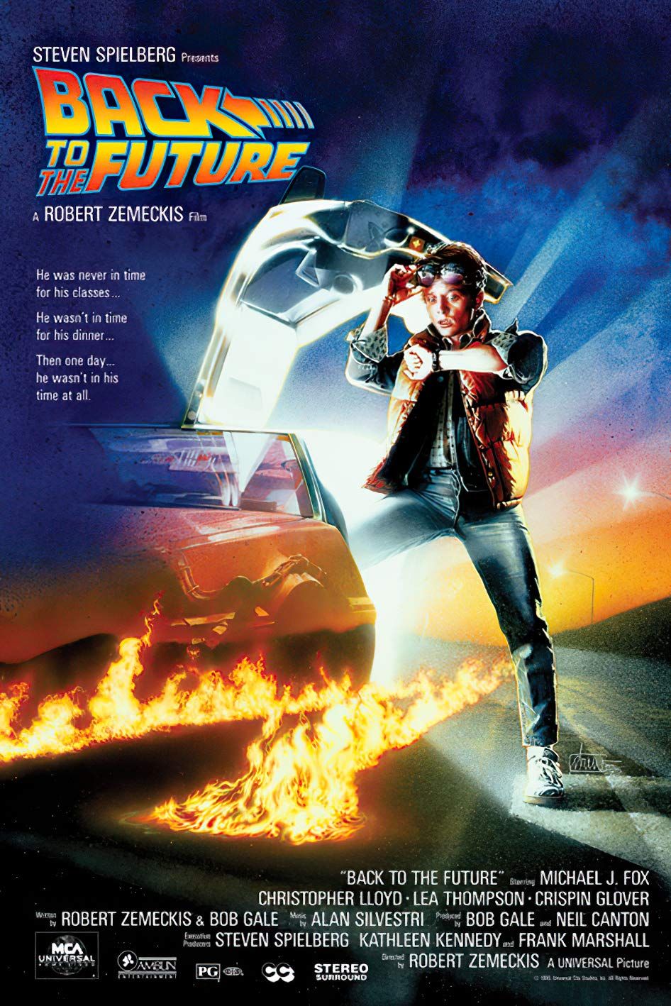 Back to the Future 1985 poster