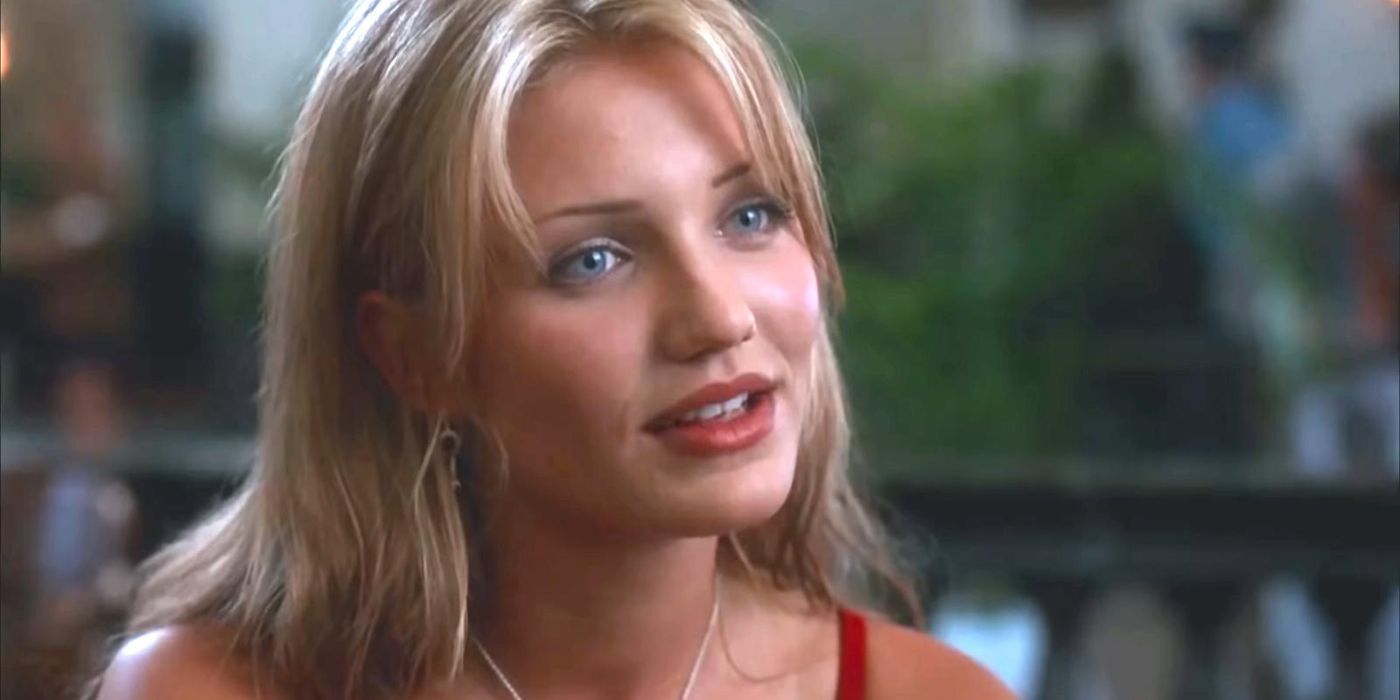 Cameron Diaz as Tina, smiling slightly, in The Mask
