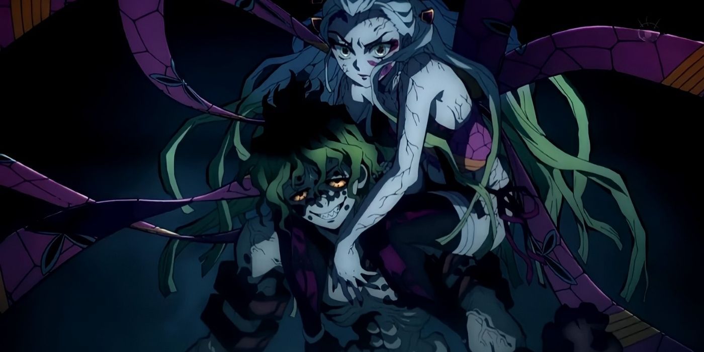 Daki and Gyutaro in Demon Slayer