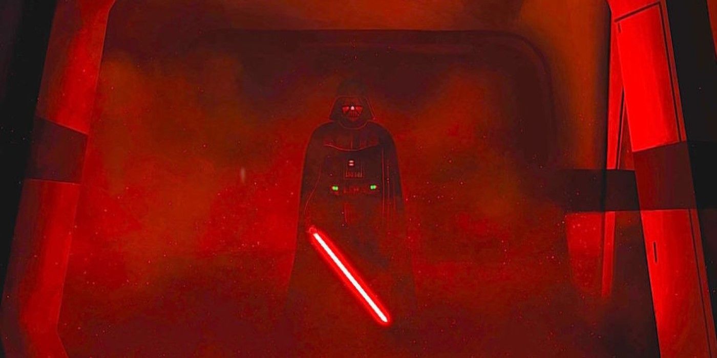Darth Vader in a scene from 'Rogue One: A Star Wars Story'