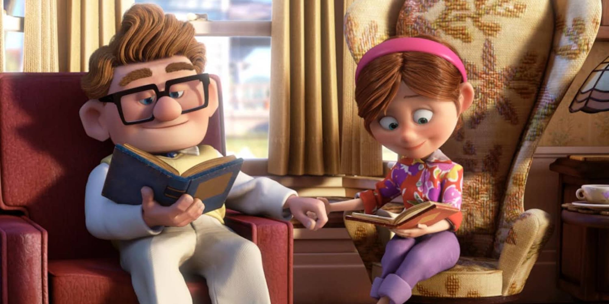 Ellie and Carl in Up