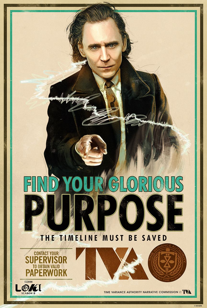 affiche de la saison 2 de Loki