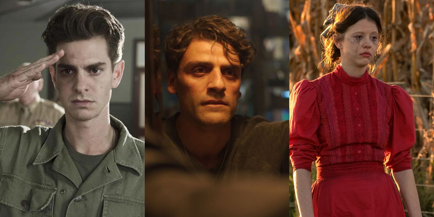 The stars of Guillermo del Toro's Frankenstein: Andrew Garfield, Oscar Isaac, and Mia Goth