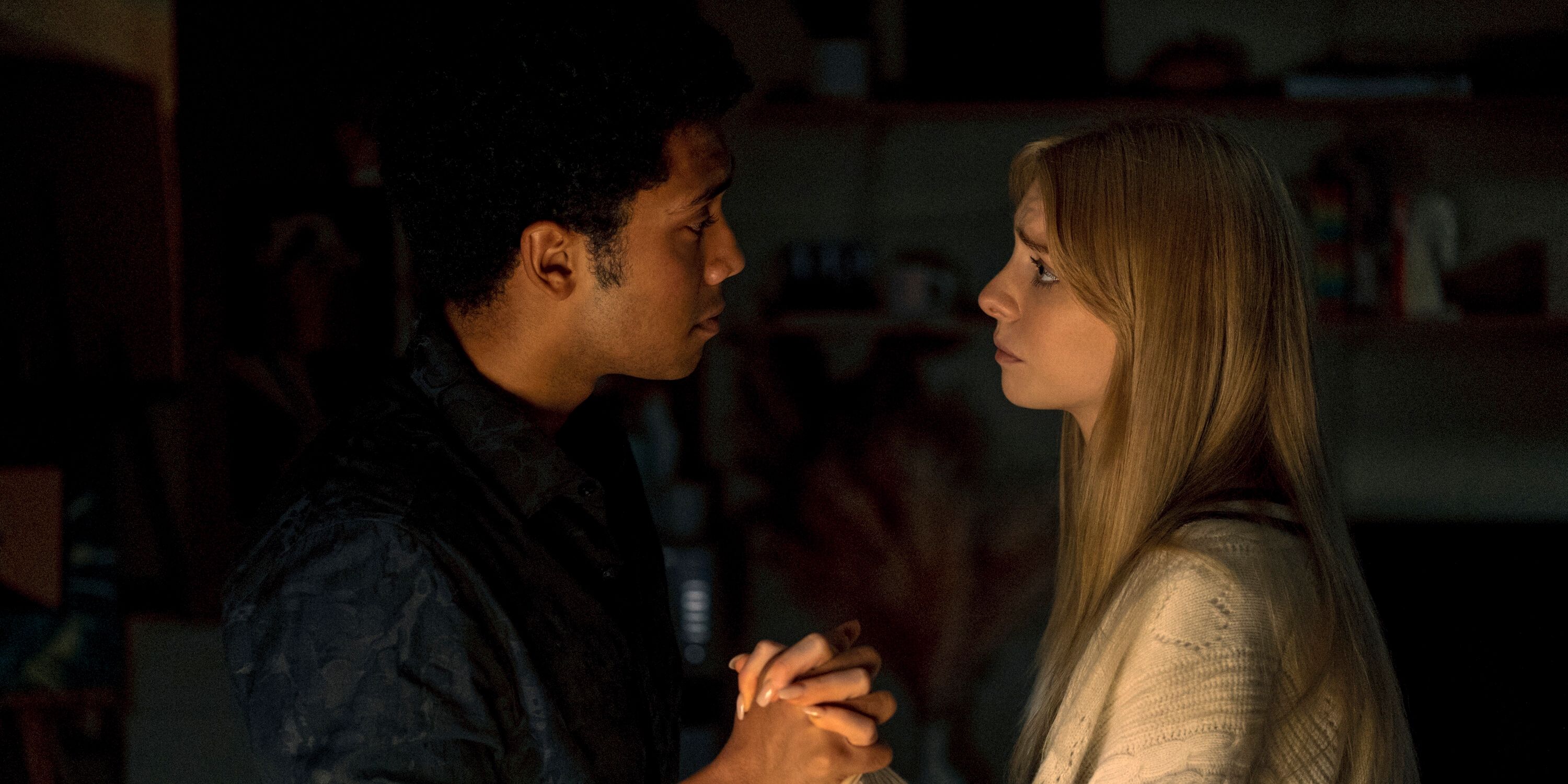 Chance Perdomo as Andre Anderson and Maddie Phillips as Cate Dunlap in Episode 3 of Season 1 of Gen V