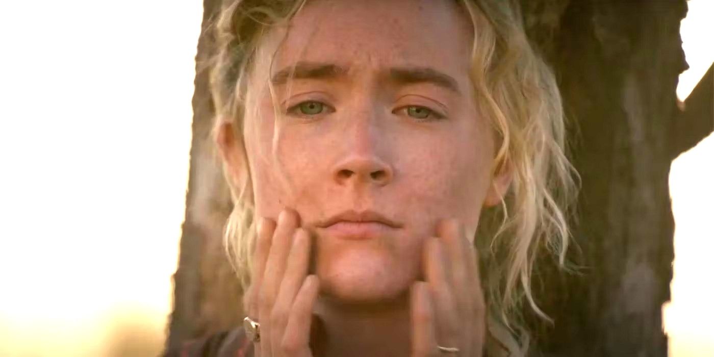 Saoirse Ronan as Hen in Foe. 