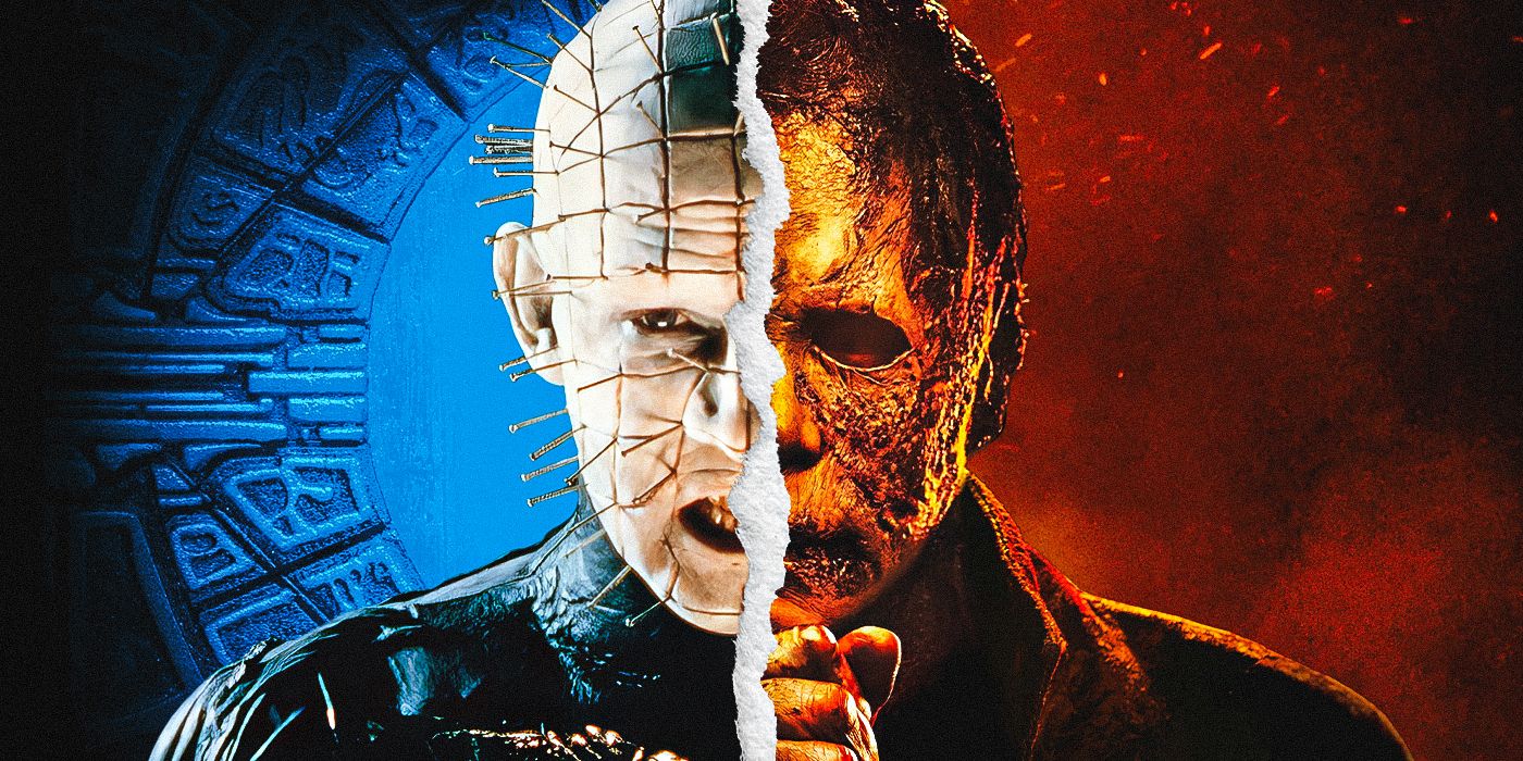 Pinhead and Michael Myers, of the Hellraiser and Halloween franchises, respectively.