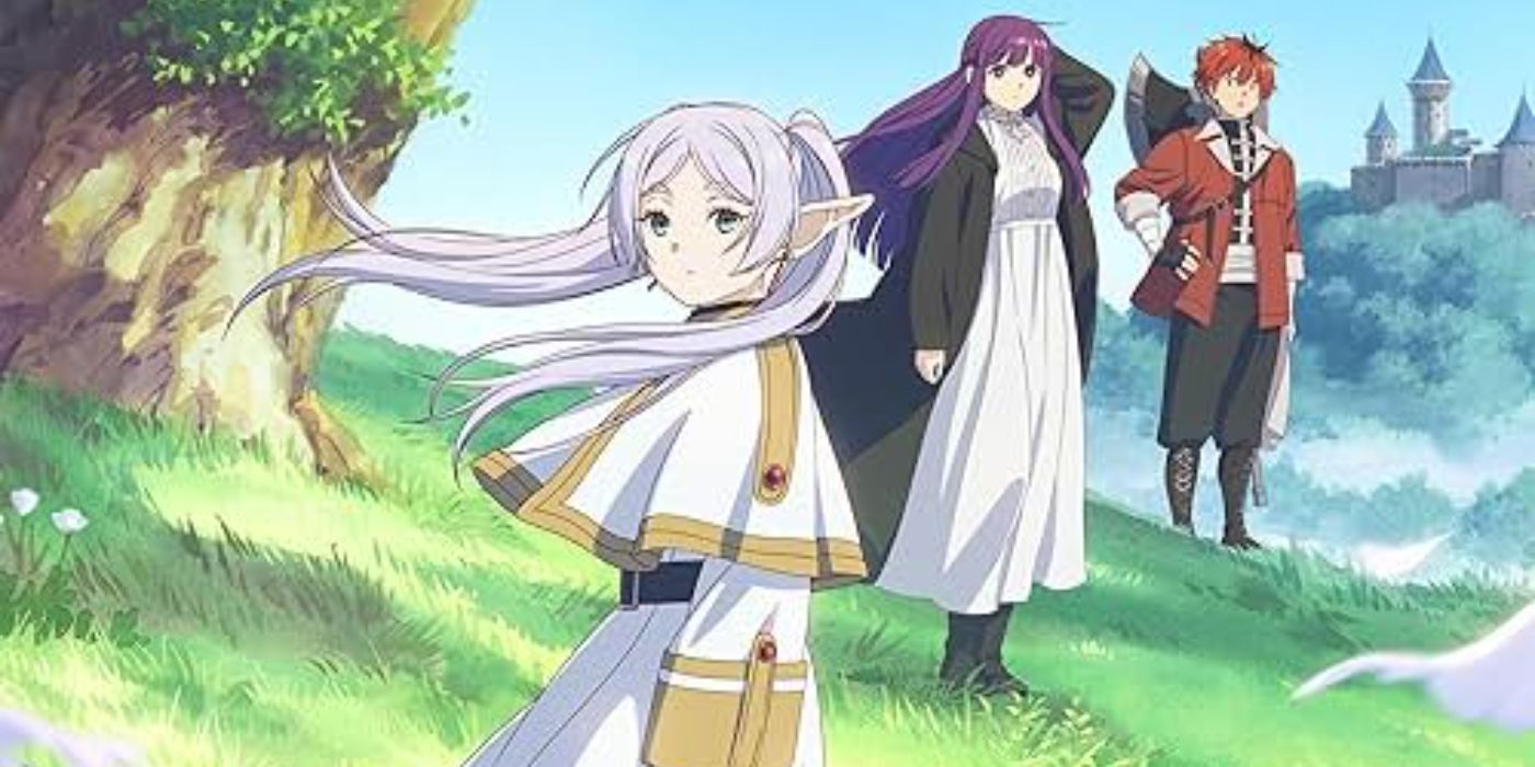 The main characters from Frieren: Beyond Journey's End