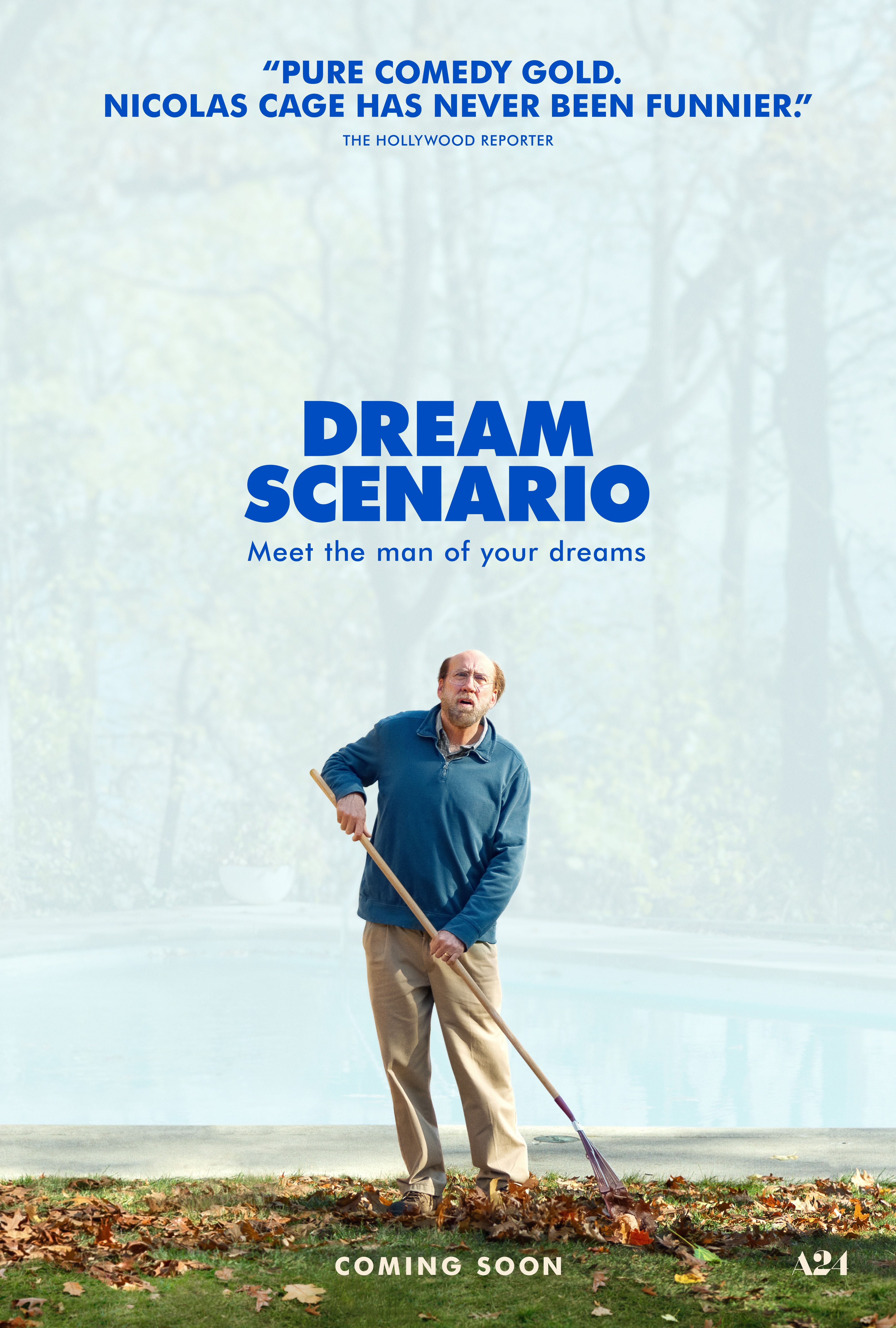 Nicolas Cage on the poster for Dream Scenario