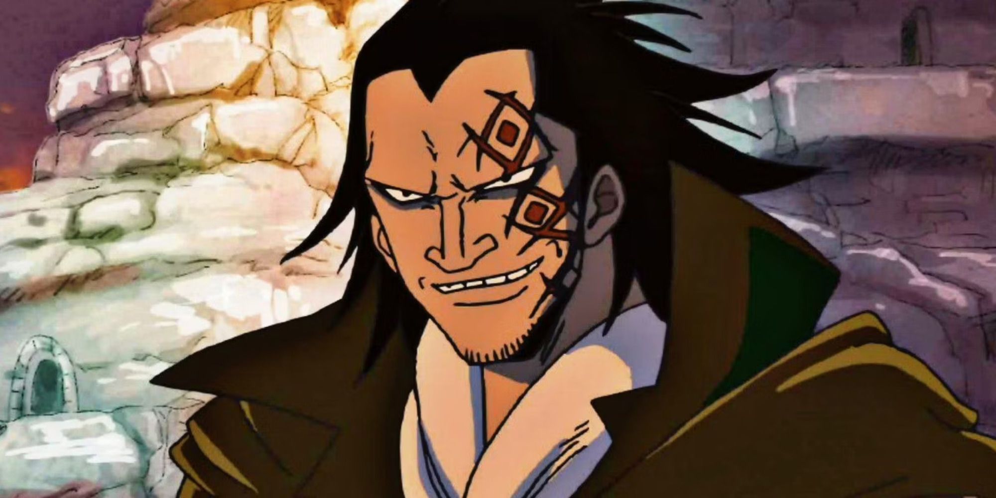 One Piece Monkey D. Dragon Smiling