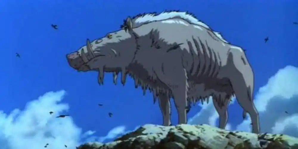 Lord Okkoto the boar god from Princess Mononoke