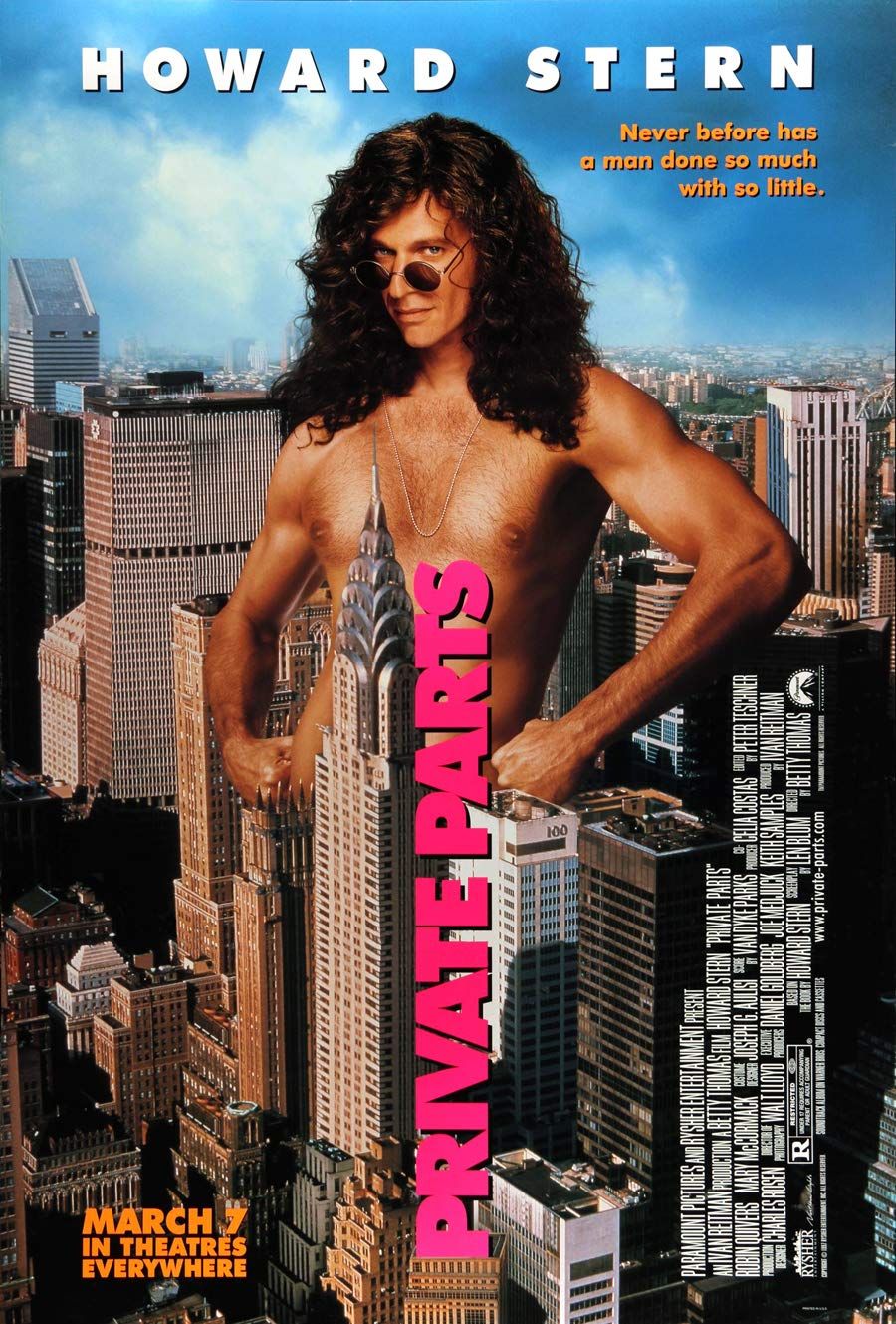 Private parts of the Howard-Stern movie poster