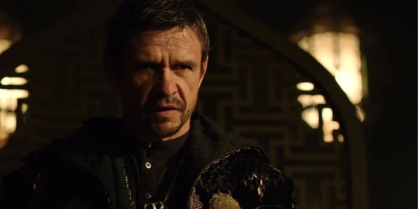 Matthew Nable as Ra's Al Ghul looking intently in Arrow