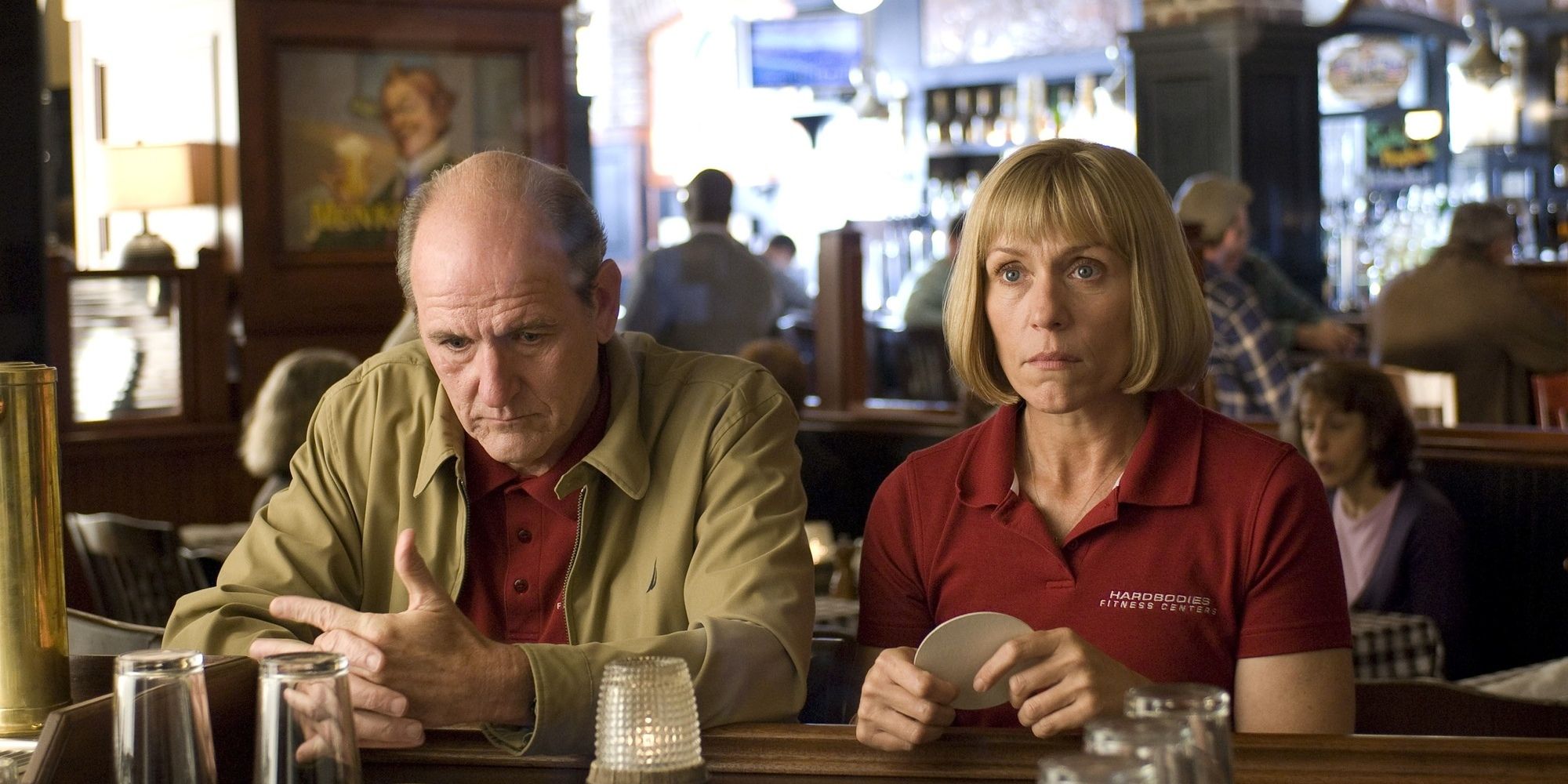 Richard Jenkins and Francces McDormand in Burn After Reading
