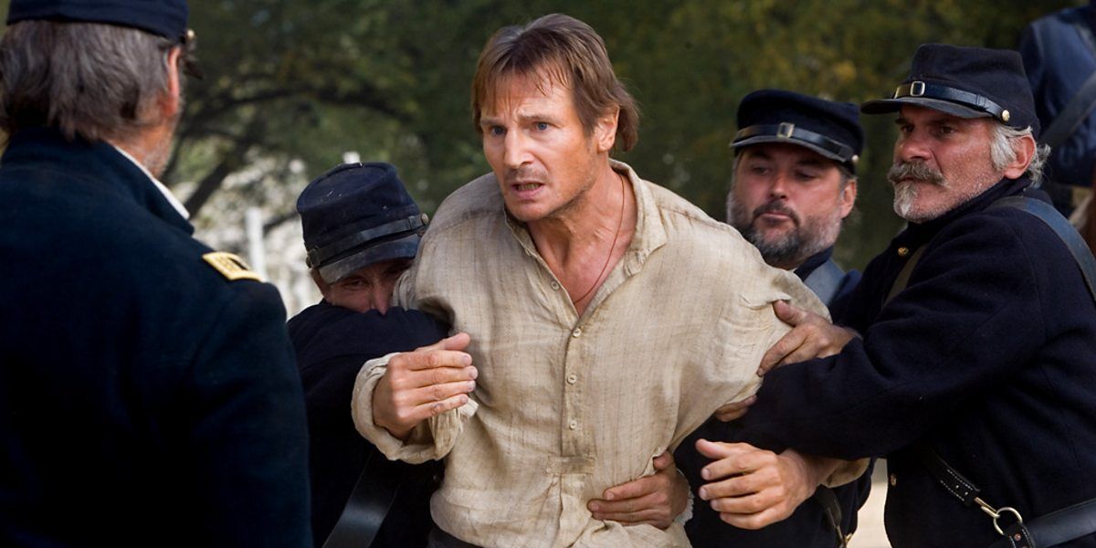 A still from the film Seraphim Falls, featuring Liam Neeson