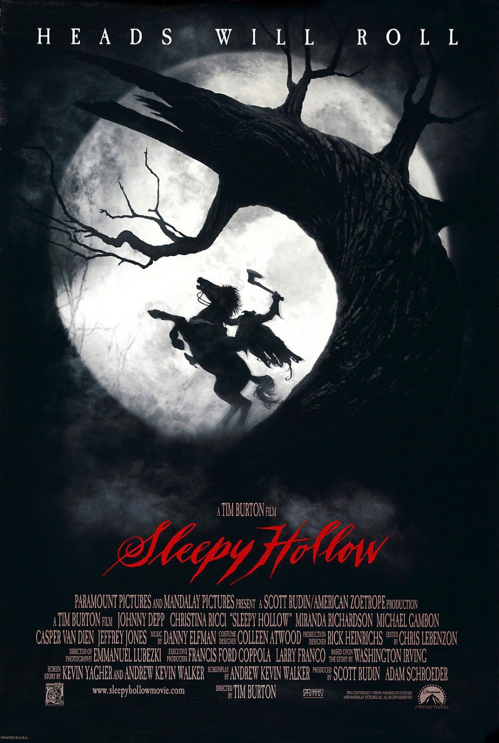 Sleepy Hollow Film Poster