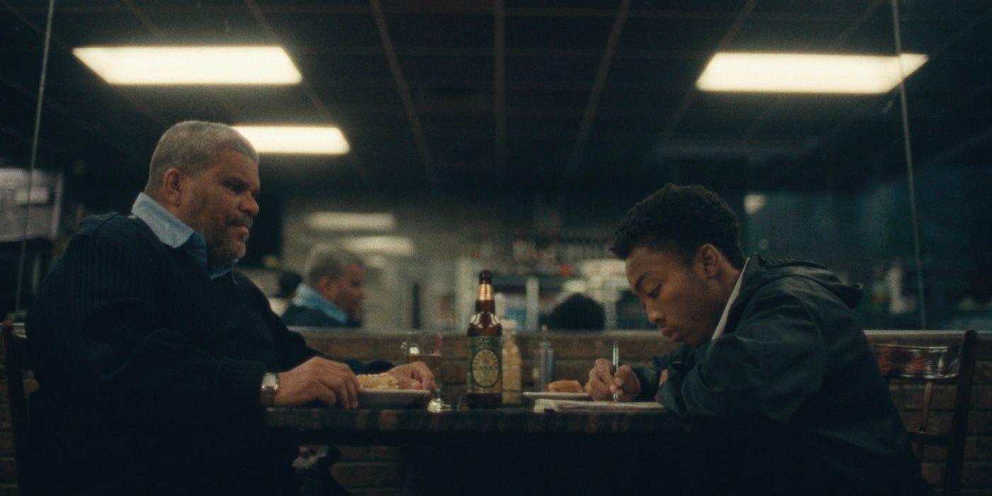 Asante Blackk as Kadir Grayson and Luis Guzmán as Luis Torres in Story Ave.