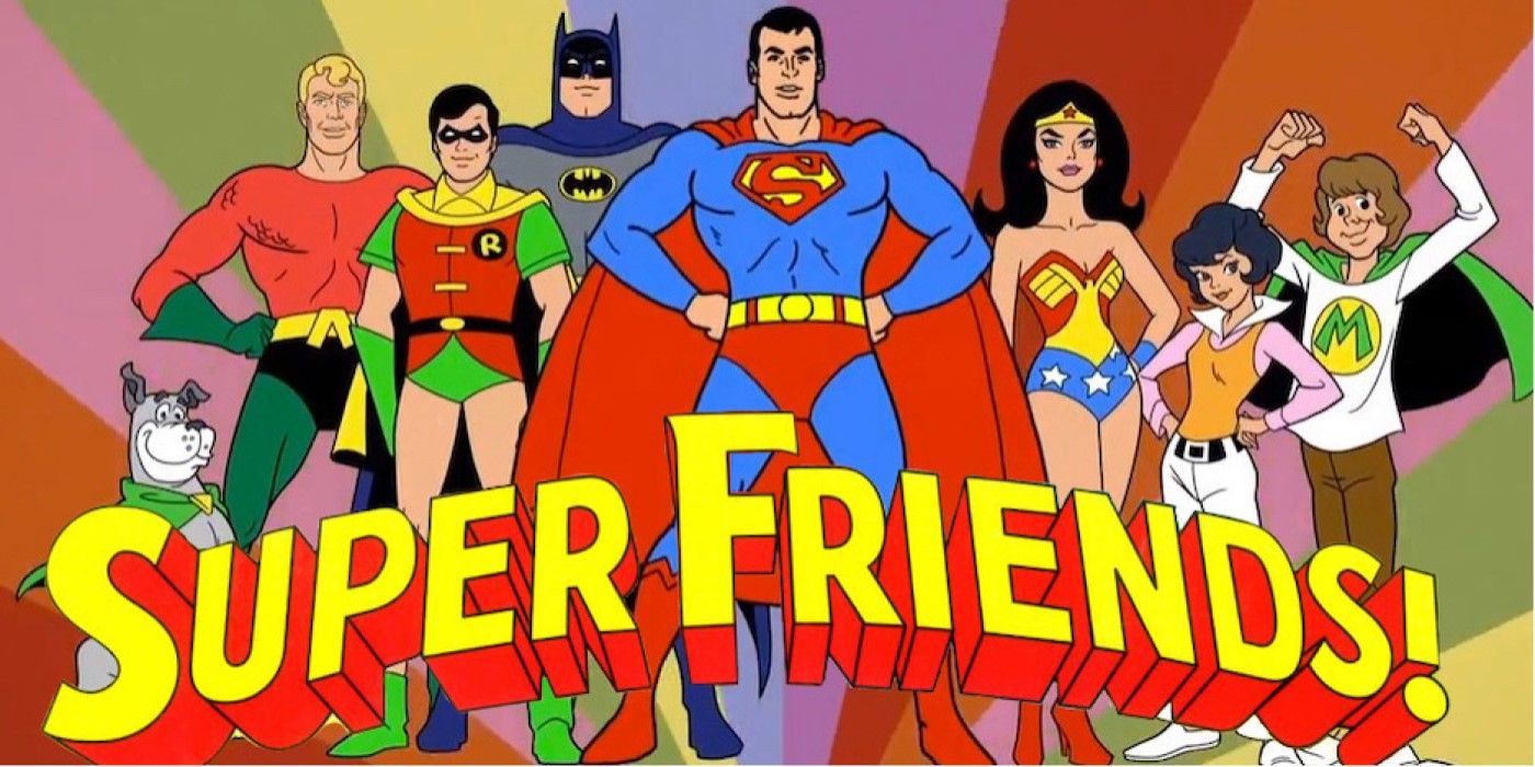 The lineup of the 1973 'Super Friends'